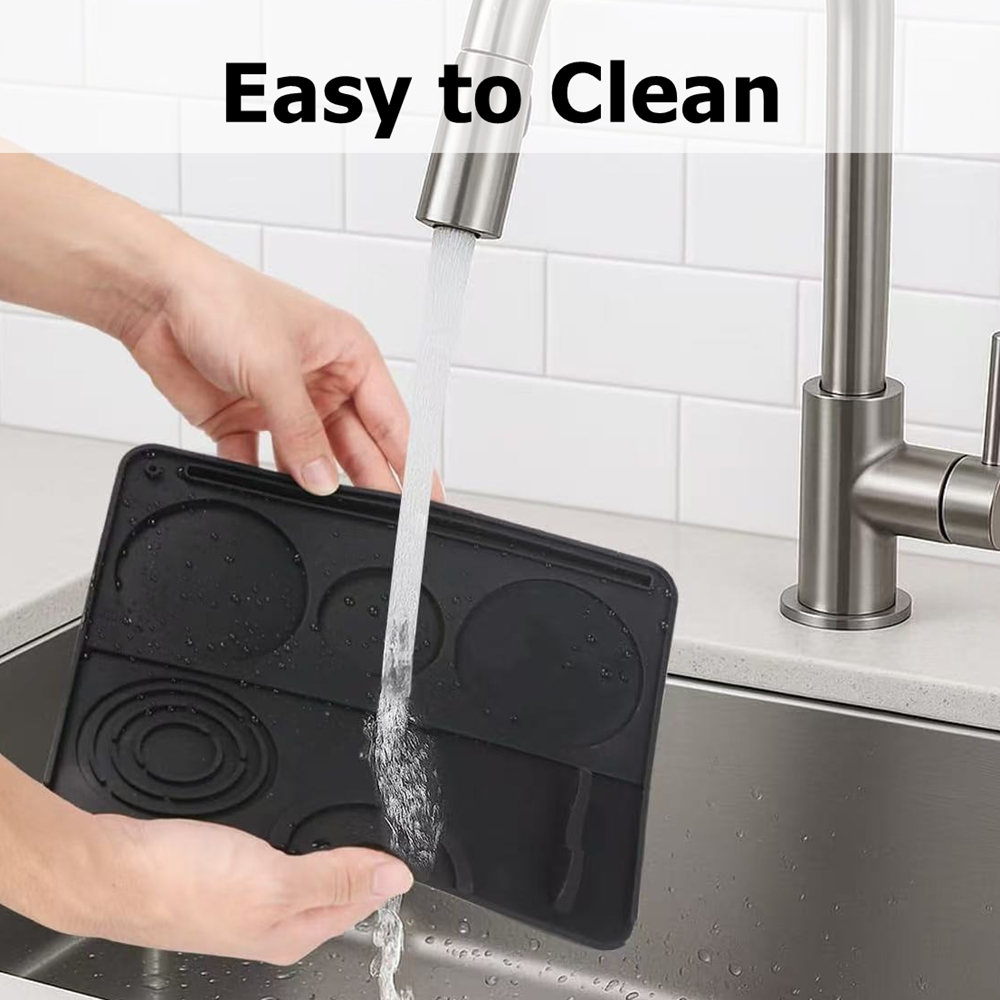 Tapete de silicone para cafete - Coffee Equipment Tray avaliação e preço
