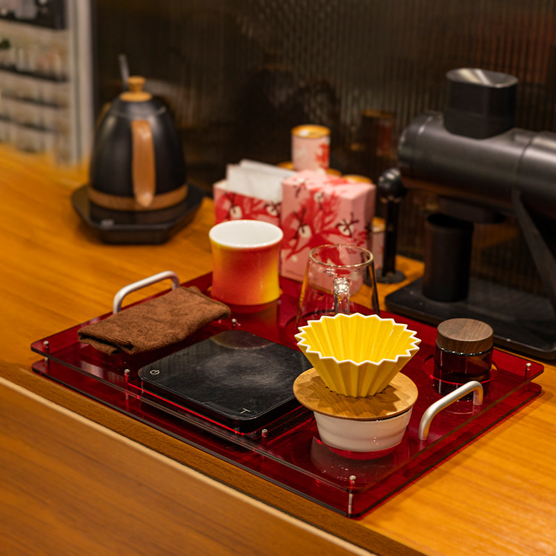 Bandeja de acrílico para café, - Coffee Equipment Tray avaliação e preço