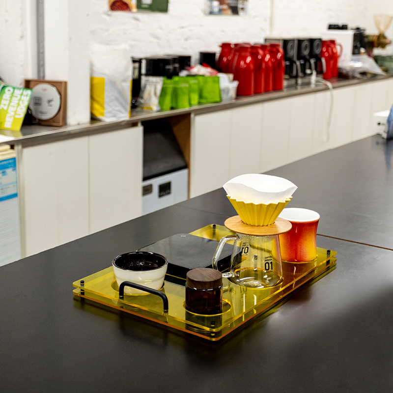 Bandeja de acrílico para café, - Coffee Equipment Tray avaliação e preço