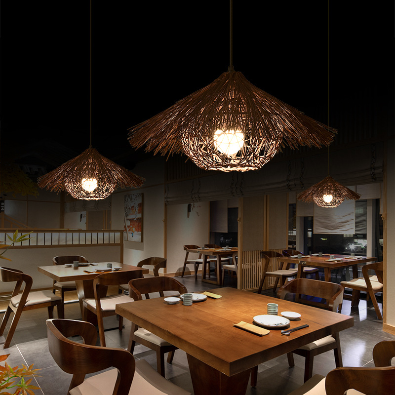 Lustre Tecido Rattan Criativo, - Vintage Coffee Equipment avaliação e preço