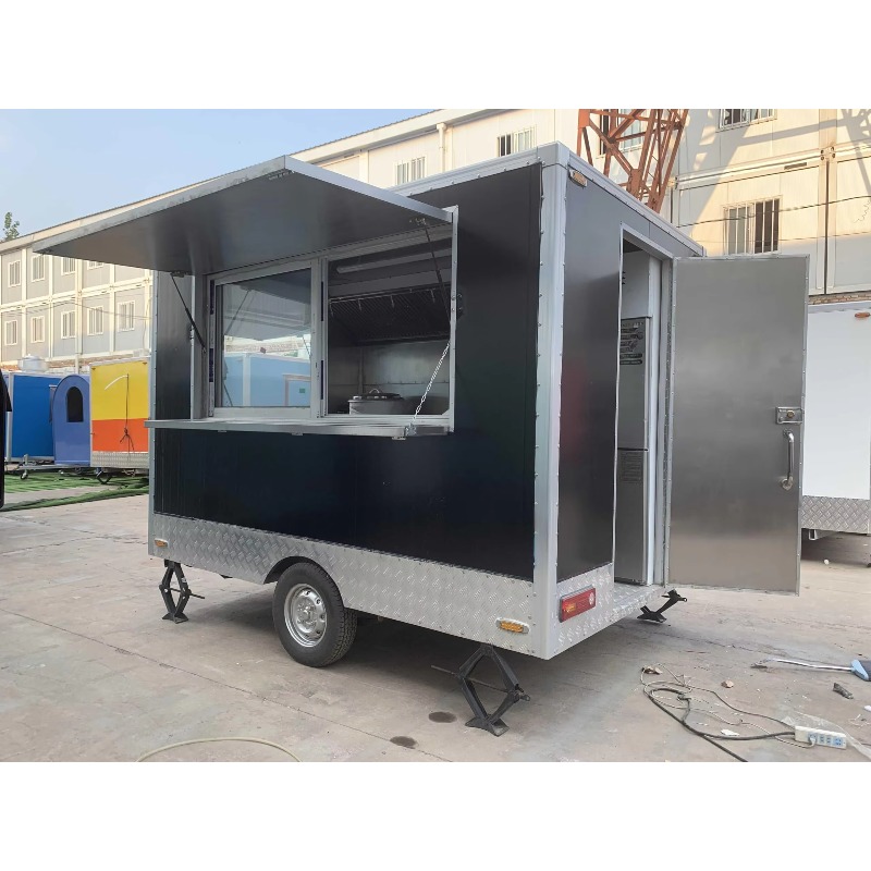 Trailer de Comida Móvel Quadra - Coffee Equipment Price avaliação e preço