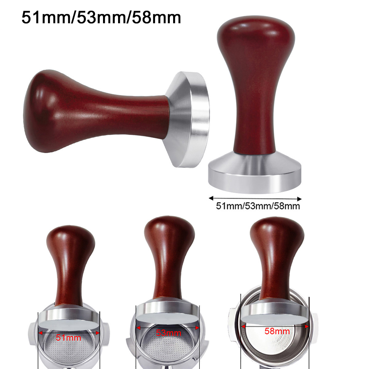 51mm 53mm 58mm Espresso Tamper - Coffee Shop Equipment avaliação e preço