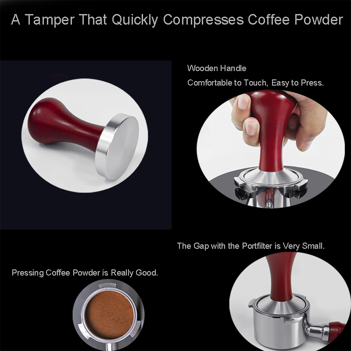 51mm 53mm 58mm Espresso Tamper - Coffee Shop Equipment avaliação e preço